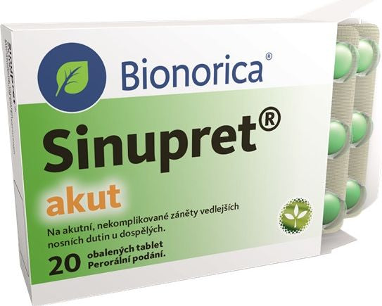 Sinupret akut 12 coated tablets - mydrxm.com