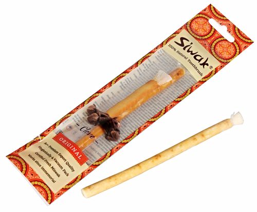 Siwak Natural Toothbrush with Clove Flavor 1 pc – My Dr. XM