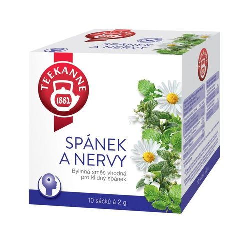 Teekanne Sleep and nerves herbal tea portioned 10x2 g