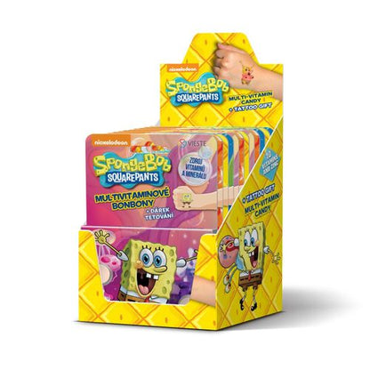 Vieste Multivitamin SpongeBob box 12x12 tablets + tattoo