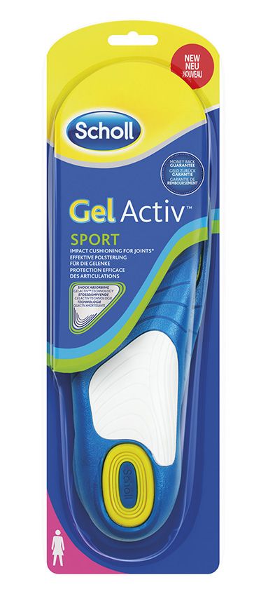 Scholl Active Sport shoe insoles gel for women 1 pair - mydrxm.com
