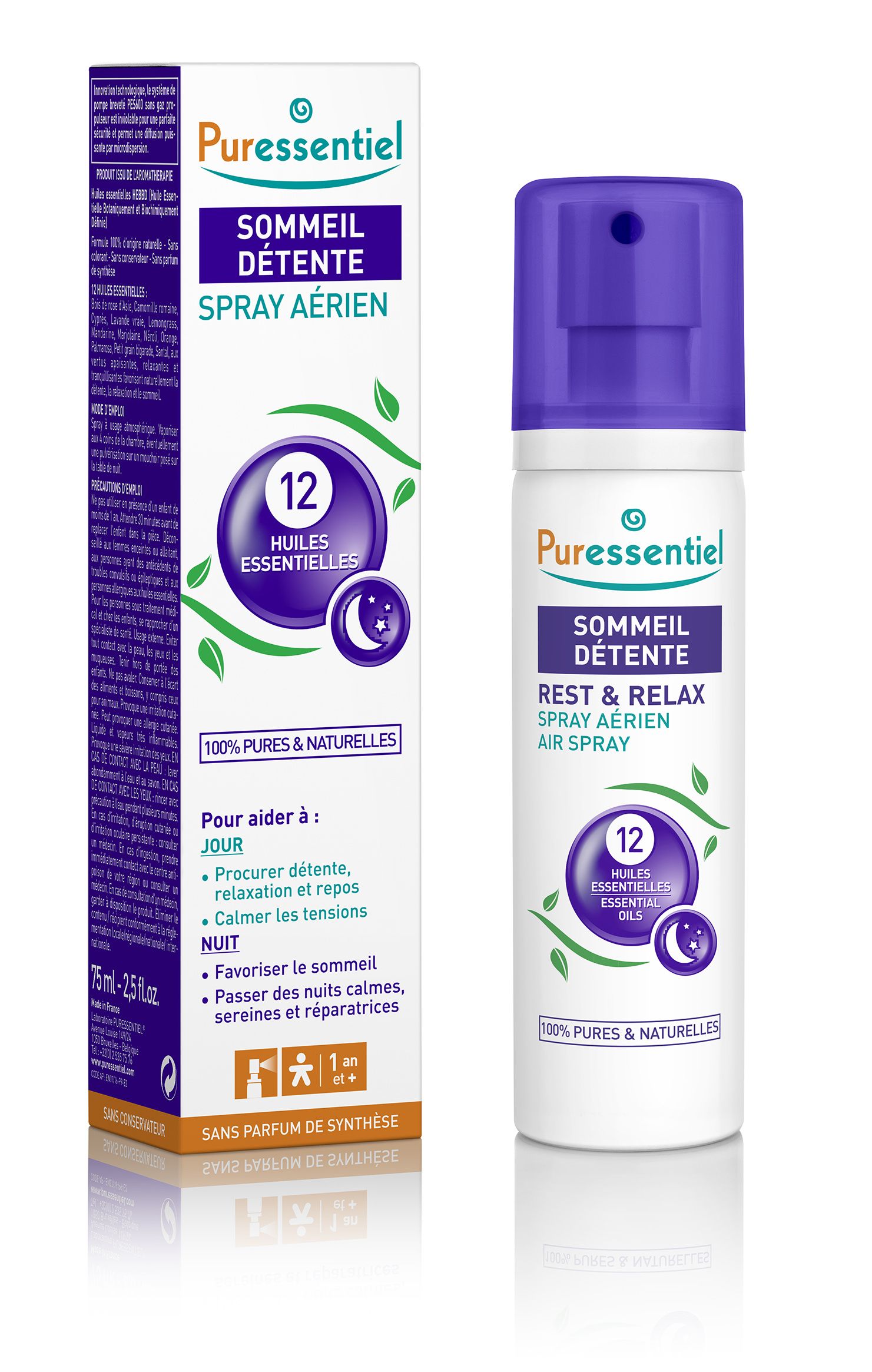 PURESSENTIEL Relaxing spray 75 ml - mydrxm.com