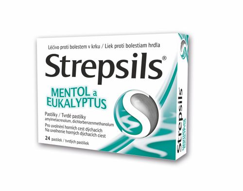 Strepsils Menthol and eucalyptus 24 lozenges