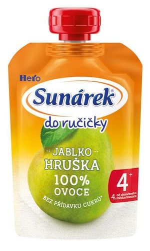 5 x Sunárek Apple Pear Puree 100 g