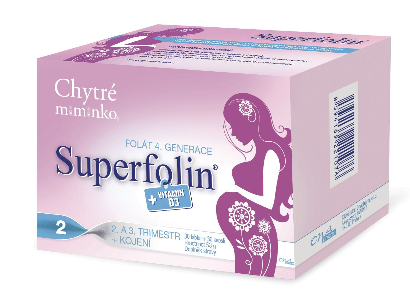 Smart Baby Superfolin 2 MAMA 30 tablets + 30 capsules - mydrxm.com