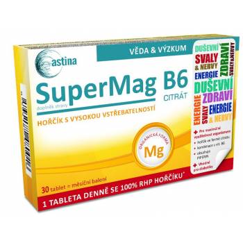 Astina SuperMag B6 30 capsules - mydrxm.com