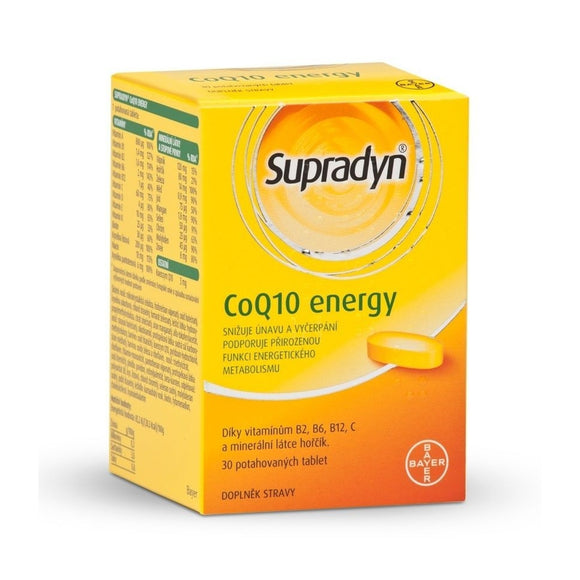 Bayer Supradyn CoQ10 tablets Energy, 30 pcs - mydrxm.com