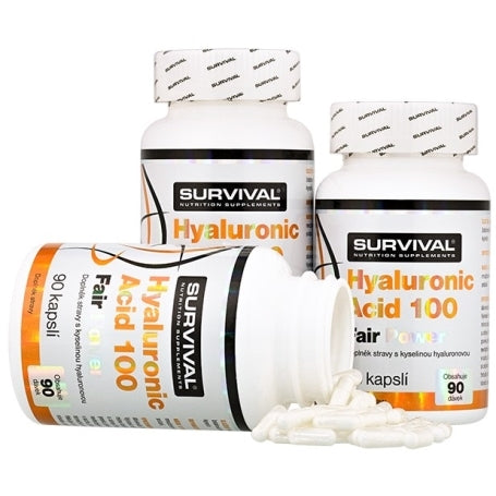 SURVIVAL HYALURONIC ACID 100 FAIR POWER 90 CAPSULES - mydrxm.com