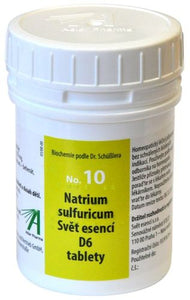 World essences Natrium sulfuricum D6 400 tablets