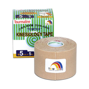 TEMTEX Kinesio tape Tourmaline 5 cm x 5 m beige tape - mydrxm.com