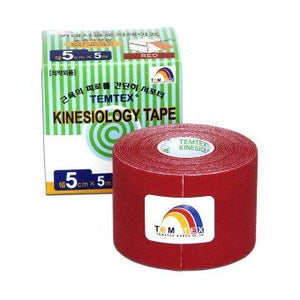 TEMTEX Kinesio tape 5 cm x 5 m red tape - mydrxm.com