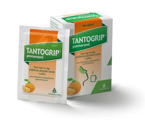 Tantogrip 600 mg / 10 mg orange 10 sachets