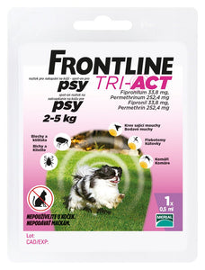 FRONTLINE Tri-Act Dog 2-5kg spot-on 1x1 pipette - mydrxm.com