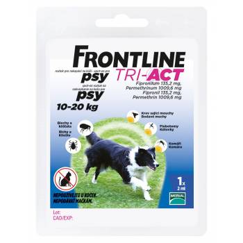 Frontline Tri-Act dogs 10-20 kg spot-on 1 pipette - mydrxm.com