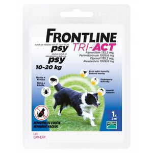 Frontline Tri-Act dogs 10-20 kg spot-on 1 pipette - mydrxm.com