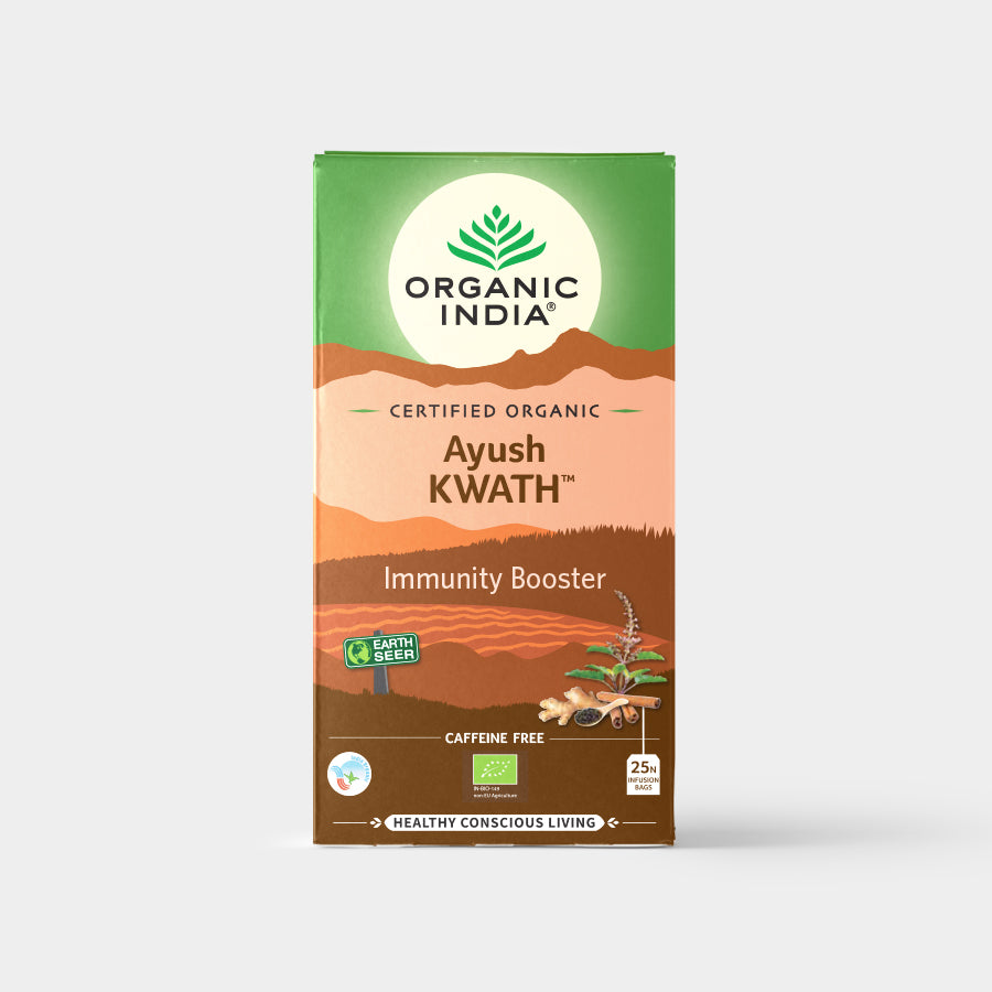 Organic India Ayush Kwath Immunity Booster 25 teabags