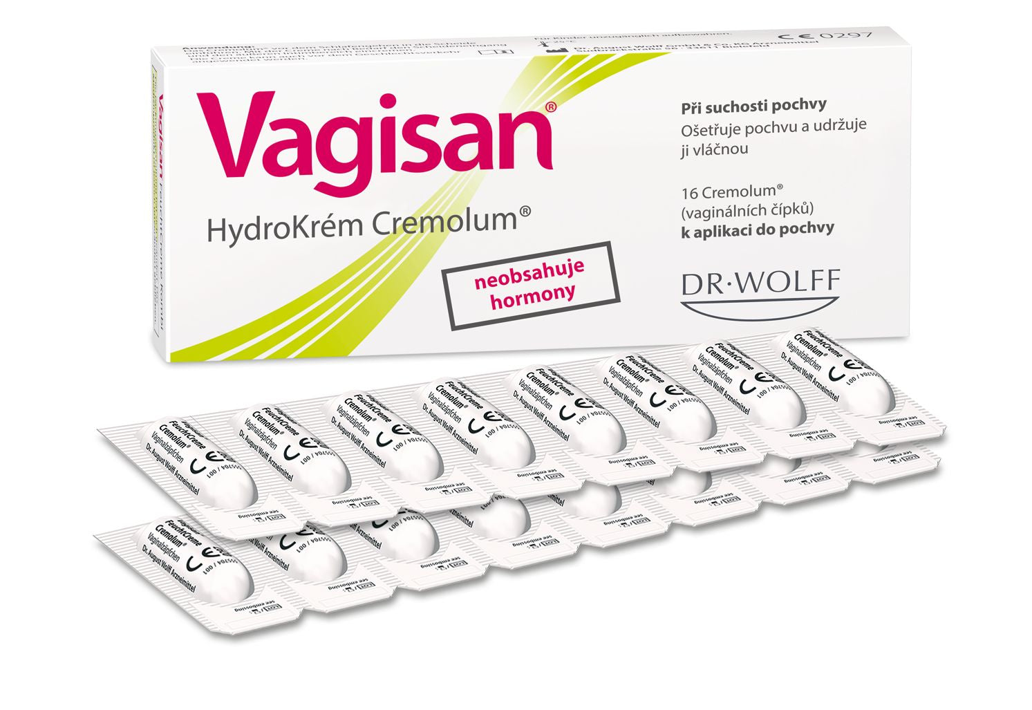 Vagisan Hydro Cremolum 16 suppositories - mydrxm.com