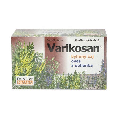 Varikosan Herbal tea for veins infusion bags 20x1.5 g