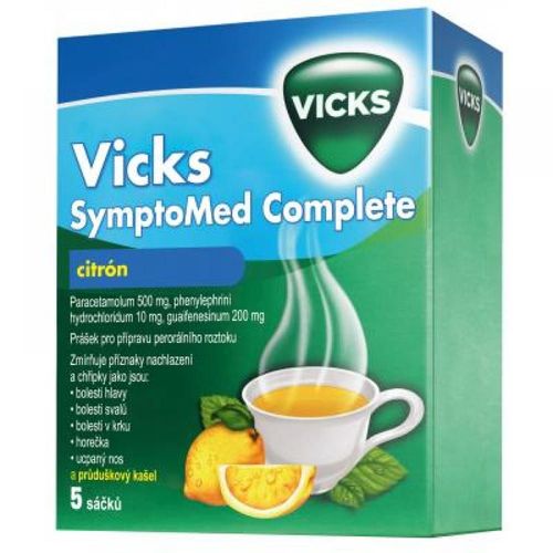 Vicks SymptoMed Complete lemon 5 bags