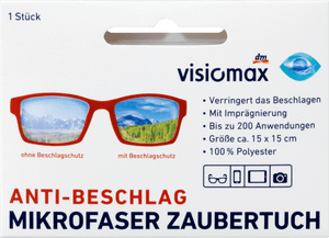 VISIOMAX anti-fog glasses cloth, 1 pc