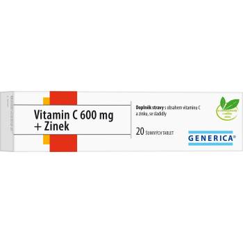 Generica Vitamin C 600 mg + Zinc 20 effervescent tablets - mydrxm.com