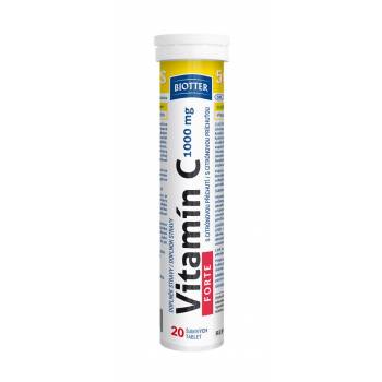 Biotter Vitamin C FORTE 1000 mg 20 effervescent tablets - mydrxm.com