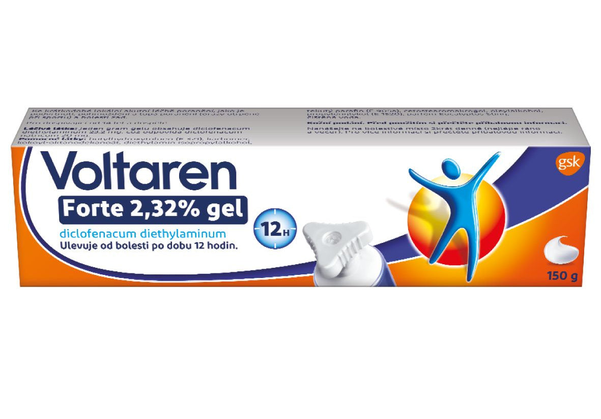 Voltaren Forte 2.32% gel 150 g - mydrxm.com