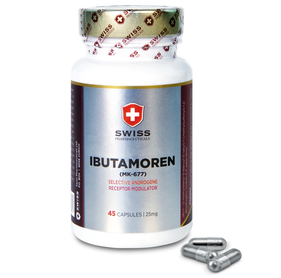 Swiss Pharma IBUTAMOREN (MK-677) 25 mg 45 capsules