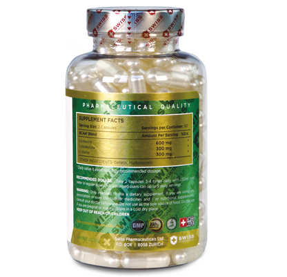 Swiss Pharmaceuticals BCAA 2:1:1 - 180 capsules