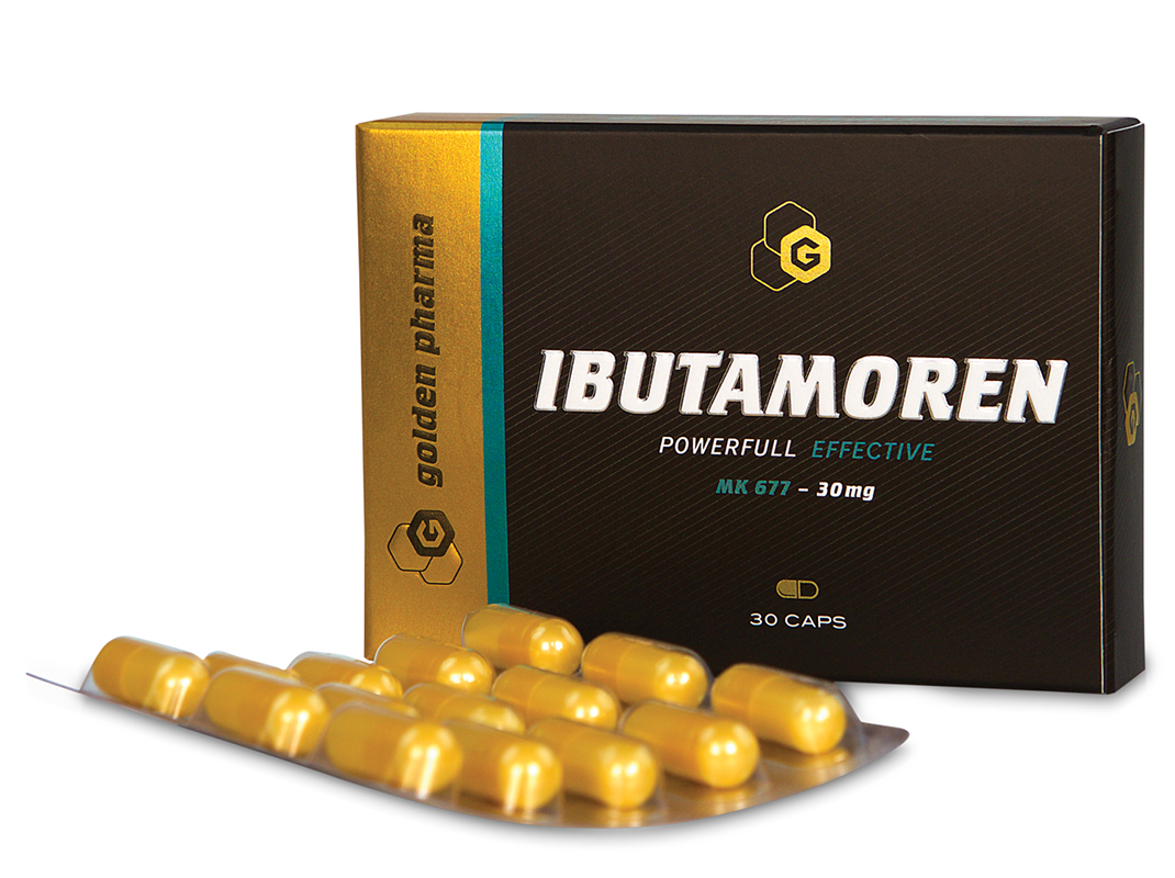 Golden Pharma IBUTAMOREN (MK-677) 30 mg 30 capsules