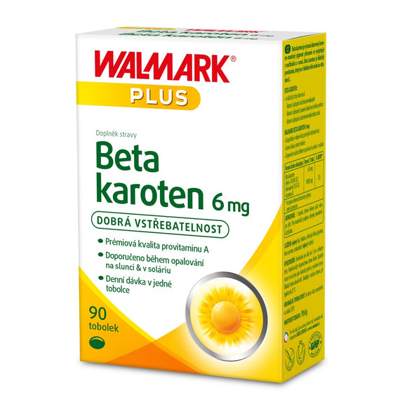 Walmark Beta Carotene 6 mg vitamin A 90 tablets - mydrxm.com