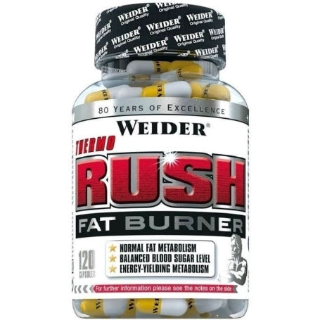 WEIDER THERMO RUSH FAT BURNER 120 CAPSULES - mydrxm.com