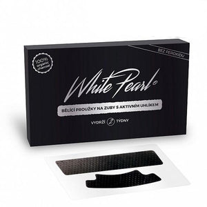 White Pearl Charcoal bleaching strips, 28 pcs