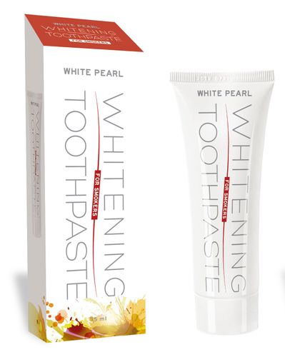 White pearl Whitening toothpaste for smokers 75 ml