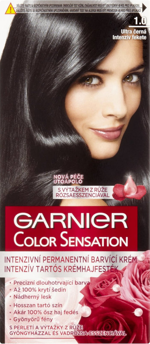 GARNIER Color Sensation hair color Ultra black 1.0