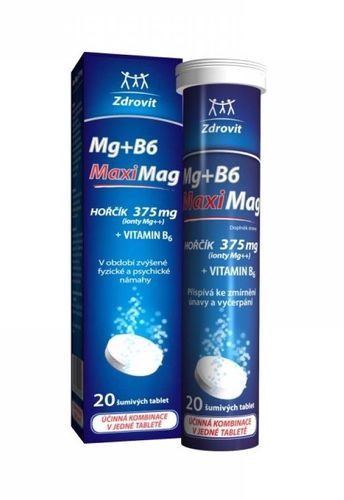 Zdrovit Magnesium + B6 20 effervescent tablets