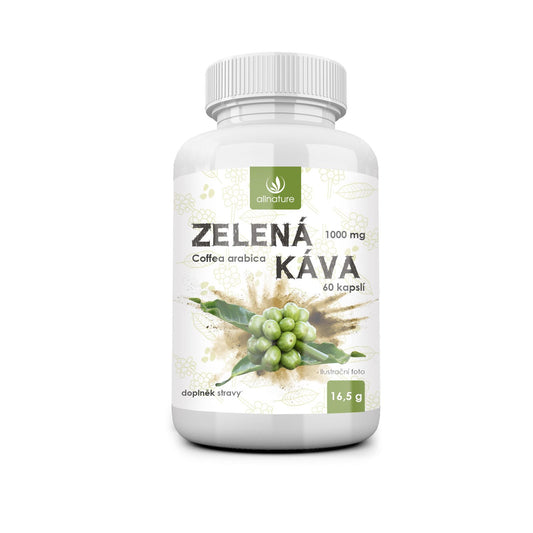 Allnature Green Coffee Extract 1000 mg 60 capsules - mydrxm.com