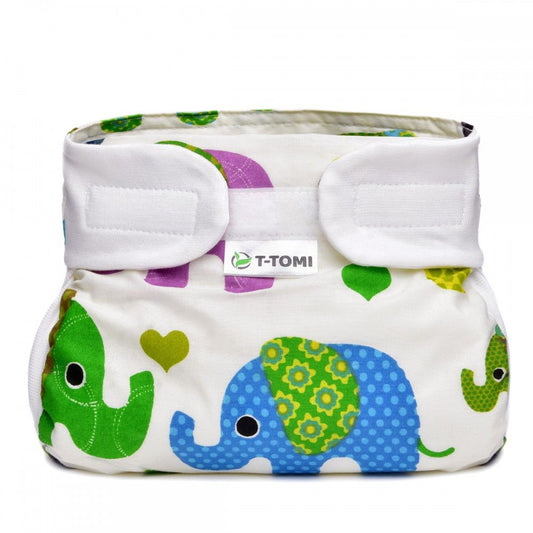 T-tomi Orthopedic abduction panties 3-6 kg 1 pc green elephants - mydrxm.com