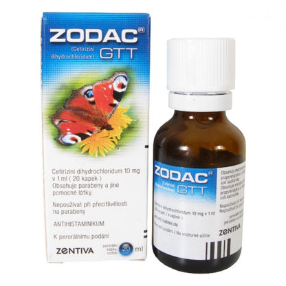 Zodac GTT oral drops, 20 ml solution - mydrxm.com