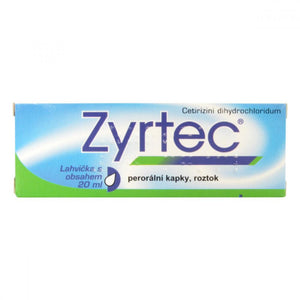 Zyrtec oral drops, 20 ml solution - mydrxm.com