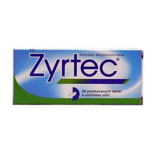 Zyrtec 10 mg 20 tablets - mydrxm.com